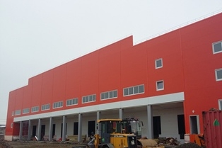 Construction of "turnkey". Warehouse "Rembyttehnica"