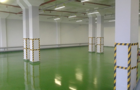 The fill polymer floor from 399 r/m2